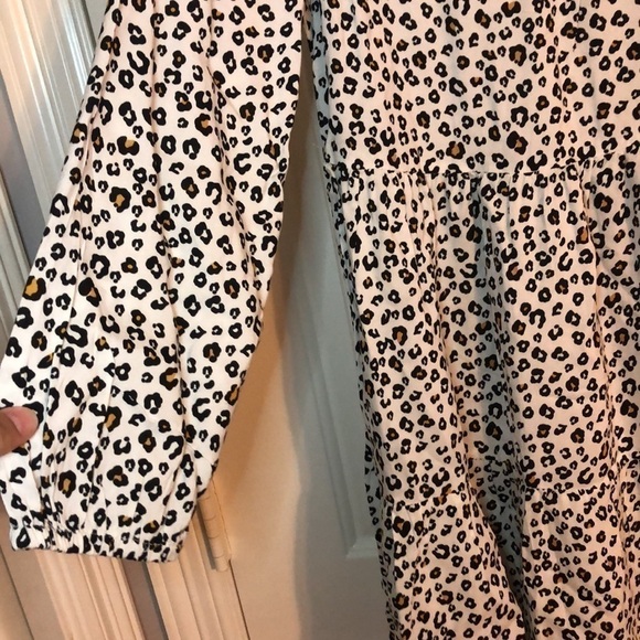 𝅺GIRLS Cheetah Print Baby Doll dress - Picture 3 of 5